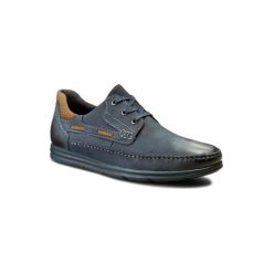 LASOCKI FOR MEN MI07-A512-A368-01. Niebieskie półbuty męskie Lasocki For Men, bez wzorów, ze skóry, bez zapięcia. Za 199,99 zł.