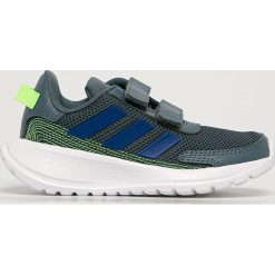 Adidas - Buty dziecięce Tensaur Run C. Niebieskie trampki chłopięce Adidas, bez wzorów, z gumy, sportowe, z okrągłym noskiem, bez zapięcia. Za 139,90 zł.