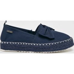 Big Star - Espadryle. Niebieskie espadryle damskie BIG STAR, bez wzorów, z gumy, bez obcasa, na obcasie. W wyprzedaży za 69,90 zł.