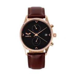 Zegarek Vendetta Zegarek damski Hollywood black/brown VE3012 uniwersalny. Brązowe zegarki damskie Vendetta. Za 485,10 zł.