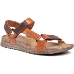 Sandały LASOCKI FOR MEN - MI07-A612-A472-17ME Brown. Pomarańczowe klapki męskie Lasocki For Men, ze skóry ekologicznej, bez zapięcia. Za 99,99 zł.
