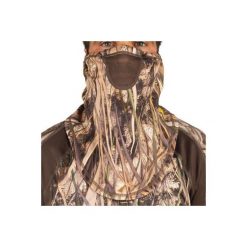 Komin myśliwski lekki 500 camo. Zielone szaliki męskie SOLOGNAC, bez wzorów, z elastanu. Za 39,99 zł.