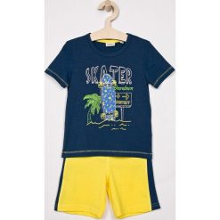Blukids - Komplet dziecięcy 98-128 cm. Niebieskie spodnie chłopięce Blukids, bez wzorów, z bawełny. W wyprzedaży za 39,90 zł.