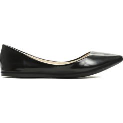 Baleriny damskie: Czarne Balerinki After Graduation