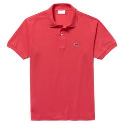 Koszulka polo w kolorze czerwonym. Czerwone koszulki męskie Lacoste, s, z haftami, polo, bez rękawów. W wyprzedaży za 249,95 zł.