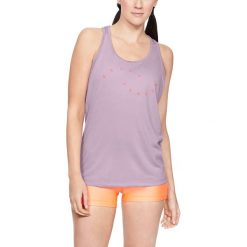Under Armour Tech™ Podkoszulek Fioletowy. Fioletowe podkoszulki damskie m, z nadrukiem, z poliesteru. Za 128,95 zł.