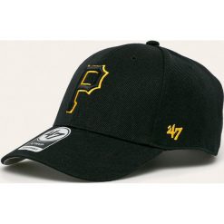 47brand - Czapka Pittsburgh Pirates Mvp. Czarne czapki męskie 47brand, bez wzorów, z wełny. W wyprzedaży za 69,90 zł.