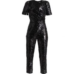 Kombinezony damskie: Fashion Union Petite DION SEQUIN JUMPSUIT Kombinezon black