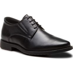 Półbuty SALAMANDER - Adam 31-69001-01 Black. Czarne buty wizytowe męskie Salamander, ze skóry, bez zapięcia. W wyprzedaży za 339,00 zł.