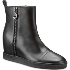 Buty zimowe damskie: Botki LORIBLU – 7I ETT393 EZ Vitello Nero