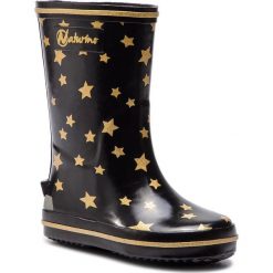 Kalosze NATURINO - Rain Boot 0013501128.03.9121 S Nero/Oro. Czarne kalosze dziewczęce marki Naturino. Za 219,00 zł.
