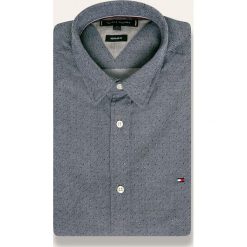 Tommy Hilfiger - Koszula. Szare koszule męskie TOMMY HILFIGER, s, bez wzorów, z bawełny, klasyczne, z klasycznym kołnierzykiem, z długim rękawem. W wyprzedaży za 299,90 zł.