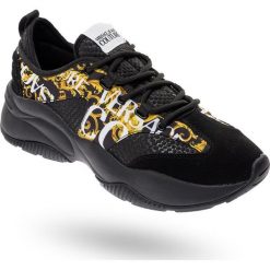 SNEAKERSY VERSACE JEANS COUTURE. Czarne sneakersy męskie Versace Jeans Couture, bez zapięcia. Za 839,00 zł.