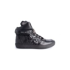 Buty Frankie Morello -. Czarne trampki męskie Frankie Morello, bez wzorów, bez zapięcia. Za 1299,00 zł.