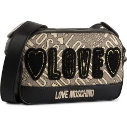 Torebka LOVE MOSCHINO - JC4021PP18LB290A Gold/Nero. Pomarańczowe listonoszki damskie Love Moschino, bez wzorów, ze skóry ekologicznej, bez dodatków. Za 719,00 zł.