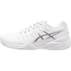 Buty sportowe damskie: ASICS GELRESOLUTION 7 Obuwie multicourt white/silver