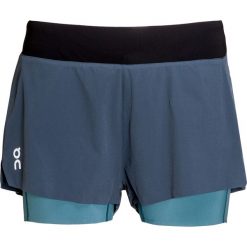 Spodenki ON Running RUNNING-SHORTS WOMAN. Niebieskie szorty damskie s, z materiału. Za 360,00 zł.
