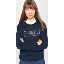 Bluza z nadrukiem. Szare bluzy dziewczęce marki La Redoute Collections, z nadrukiem, z bawełny, z długim rękawem, długie. Za 60,44 zł.
