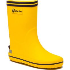 Kalosze NATURINO - Rain Boot 0013501128.01.9103 Giallo/Bleu. Żółte kalosze dziewczęce marki Naturino. W wyprzedaży za 179,00 zł.