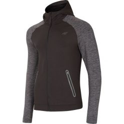 Bluzy męskie: Bluza treningowa męska BLMF207 – głęboka czerń
