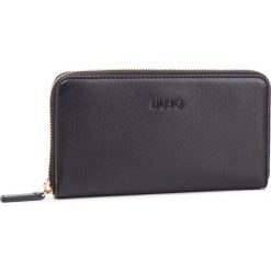 Duży Portfel Damski LIU JO - Xl Zip Around A19174 E0040 Nero 22222. Czarne portfele damskie marki Liu Jo, bez wzorów, ze skóry ekologicznej. Za 299,00 zł.