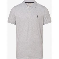 Selected - Męska koszulka polo – Slharo, szary. Szare koszulki męskie Selected, m, bez wzorów, prążkowane, sportowe, bez rękawów. Za 109,95 zł.