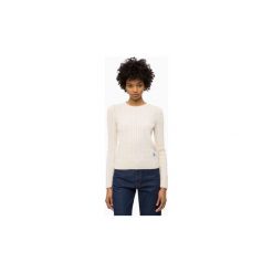 Swetry Calvin Klein Jeans J20J208529 CABLE KNIT. Brązowe swetry damskie Calvin Klein Jeans, xs, bez wzorów, z jeansu, bez rękawów, bez kaptura. Za 313,18 zł.