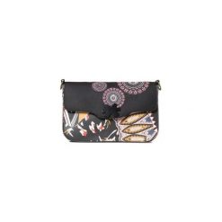 Desigual torebka damska crossbody Bols Guernica Amorgos czarna. Czarne torebki klasyczne damskie Desigual, bez wzorów, bez dodatków. Za 299,00 zł.