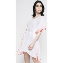 Seafolly - Narzutka Plażowa. Białe bolerka i narzutki damskie marki Seafolly, uniwersalny, z aplikacjami, z bawełny. W wyprzedaży za 179,90 zł.