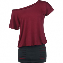 Black Premium by EMP Hold On Loosely Sukienka czarny/czerwony. Czarne sukienki Black Premium by EMP, l. Za 121,90 zł.