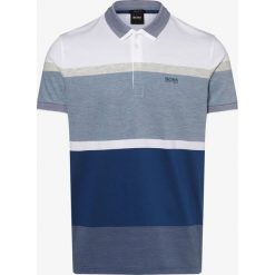 BOSS Athleisure - Męska koszulka polo – Paddy 4, niebieski. Niebieskie koszulki męskie BOSS Athleisure, xl, w paski, sportowe, polo, bez rękawów. Za 475,95 zł.