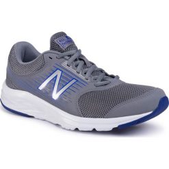 Buty NEW BALANCE - M411CO1 Szary. Szare buty sportowe męskie New Balance, ze skóry ekologicznej, bez zapięcia, do biegania. Za 199,00 zł.