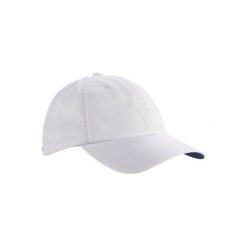 Czapka z daszkiem do golfa. Białe czapki z daszkiem damskie marki INESIS, z materiału. Za 19,99 zł.