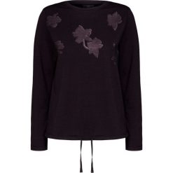 Sweter BOGNER ELINA. Czarne swetry damskie Bogner, z aplikacjami, z bawełny, bez rękawów, bez kaptura. Za 660,00 zł.