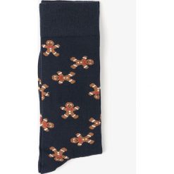 Skarpety xmas gingerman granatowy. Niebieskie skarpetki męskie Recman. Za 29,00 zł.