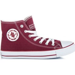 Wysokie trampki new age odcienie czerwieni CERISE. Brązowe trampki i tenisówki damskie marki SMALL SWAN. Za 69,00 zł.