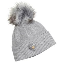 Canada Snow Czapka Laurie szary female szary. Szare czapki damskie Canada Snow, bez wzorów, z dzianiny. Za 189,00 zł.