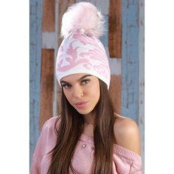 Czapka GARSIA WHITE/PINK. Różowe czapki damskie . W wyprzedaży za 19,00 zł.