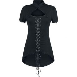 Gothicana by EMP Kaylee Koszulka damska czarny. Czarne koszulki damskie marki Gothicana by EMP, l, bez wzorów, bez kołnierzyka, bez rękawów. Za 144,90 zł.