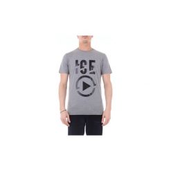 T-shirty z krótkim rękawem Ice I7M0F102P400. Szare t-shirty męskie Ice, s, bez wzorów, bez kołnierzyka, krótkie. Za 198,71 zł.