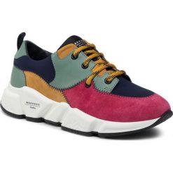 Sneakersy WEEKEND MAXMARA - Arda 57660392600 Salivia/Senape/Blu/Rosa 003. Półbuty damskie Weekend Max Mara, z zamszu. Za 1149,00 zł.