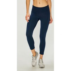 Reebok - Legginsy. Niebieskie spodnie damskie Reebok, s, z elastanu. Za 169,90 zł.