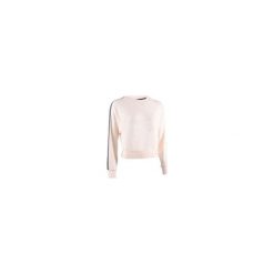 Bluza crop do tańca miejskiego damska. Brązowe bluzy damskie DOMYOS, bez wzorów, z elastanu, z krótkim rękawem, krótkie, bez kaptura. Za 99,99 zł.