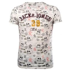 Jack&Jones Męska Koszulkę Jorlongo Ss Crew Neck Chmura Dancer (Rozmiar M). Szare koszulki męskie marki Jack&Jones, m, bez wzorów, z materiału, bez kołnierzyka, bez rękawów. W wyprzedaży za 62,00 zł.