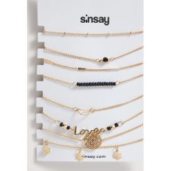 Bransoletki z ozdobami - Beżowy. Brązowe bransoletki damskie Sinsay. Za 15,00 zł.