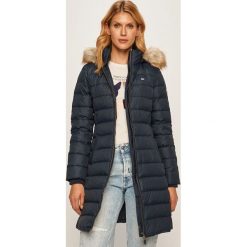 Tommy Jeans - Kurtka puchowa. Niebieskie kurtki damskie Tommy Jeans, s, bez wzorów, z elastanu. W wyprzedaży za 699,90 zł.