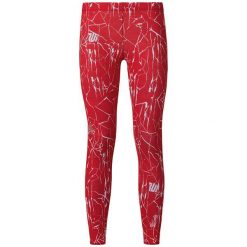Spodnie sportowe damskie: Odlo Spodnie Odlo Tights short cut insideout EBE czerwone r. S