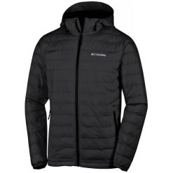 Columbia Kurtka Męska Powder Lite Hooded Jacket Black S. Czarne kurtki sportowe męskie marki Columbia, s, z włókna, omni-heat (columbia). Za 525,00 zł.
