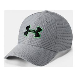 Czapki męskie: Under Armour Czapka męska Printed Blitzing 3.0 szara r. M/L (1305038-035)