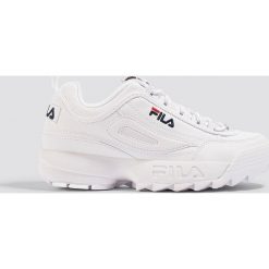 FILA Buty sportowe Disruptor Low Wmn - White. Białe buty sportowe damskie Fila, z materiału. Za 485,95 zł.